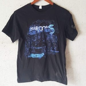 Maroon 5 Overexposed tour black tee size small
